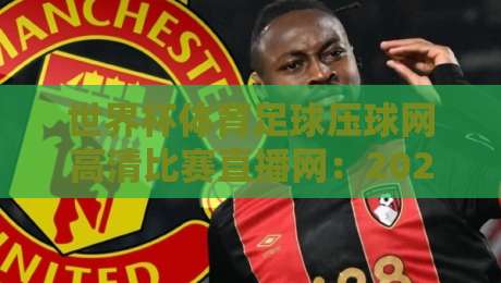 世界杯体育足球压球网高清比赛直播网：2026年观赛套路大揭秘，老球迷都在用这些平台