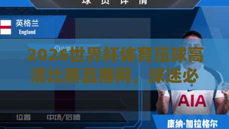 2026世界杯体育压球高清比赛直播网，球迷必备的观赛平台