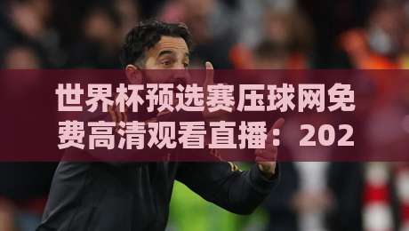 世界杯预选赛压球网免费高清观看直播：2026年球迷必看的观赛攻略