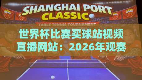 世界杯比赛买球站视频直播网站：2026年观赛新选择，这些平台值得关注