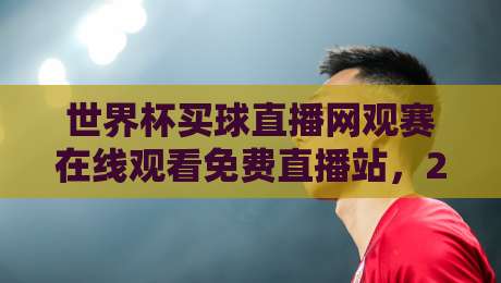 世界杯买球直播网观赛在线观看免费直播站,2026年球迷的秘密武器