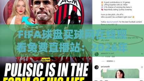 FIFA球盘买球网在线观看免费直播站:2026年球迷必知的观赛新趋势