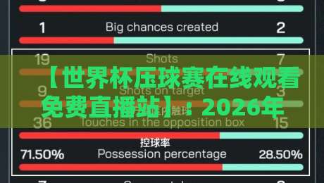 【世界杯压球赛在线观看免费直播站】: 2026年观赛新姿势，这些秘密站点让我省下上万元！