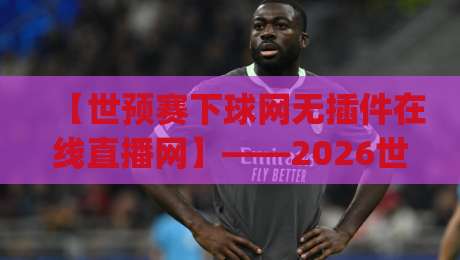 【世预赛下球网无插件在线直播网】——2026世预赛观赛新姿势,你get了吗?
