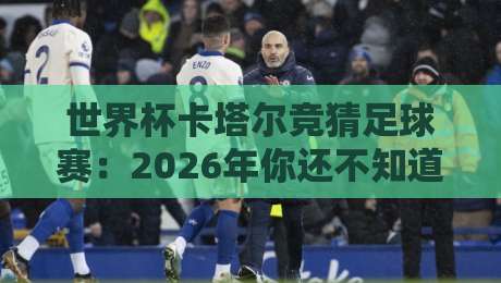 世界杯卡塔尔竞猜足球赛：2026年你还不知道的玩法与冷门策略