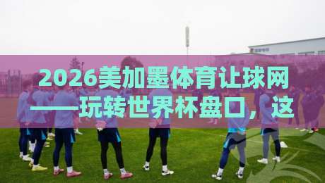 2026美加墨体育让球网——玩转世界杯盘口,这些坑你千万别踩 2026美加墨体育让球网——玩转世界杯盘口,这些坑你千万别踩