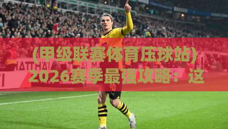 (甲级联赛体育压球站) 2026赛季最强攻略:这3个压球技巧连资深球迷都未必知道! (甲级联赛体育压球站) 2026赛季最强攻略:这3个压球技巧连资深球迷都未必知道!